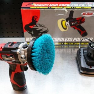 Machine Tire Scrubbing by Mike Phillips at Autogeek