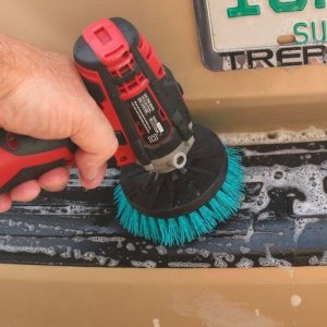 Machine Tire Scrubbing by Mike Phillips at Autogeek