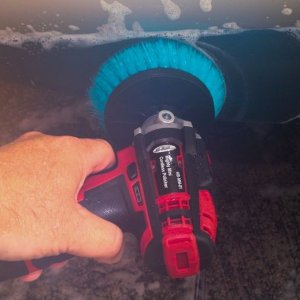 Machine Tire Scrubbing by Mike Phillips at Autogeek