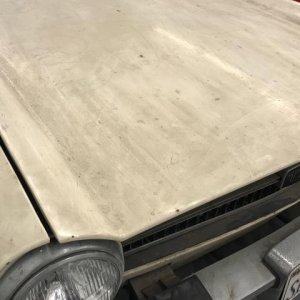 Restoring paint on a TR6 with Number 7