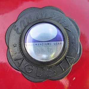 1956 MG Agusta fuel cap