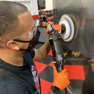 How to polish aluminum airstream b24 tanker truck Mike Phillips