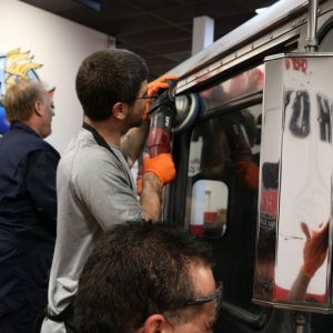 How to polish aluminum airstream b24 tanker truck Mike Phillips