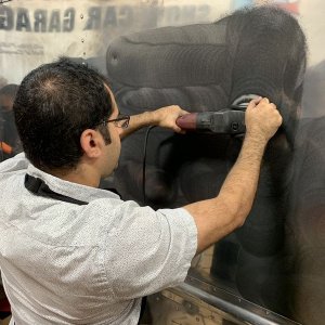 How to polish aluminum airstream b24 tanker truck Mike Phillips