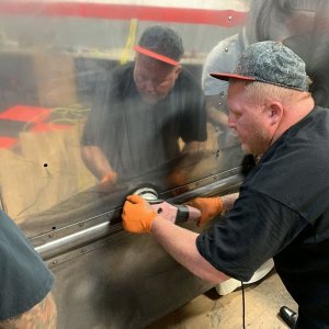 How to polish aluminum airstream b24 tanker truck Mike Phillips