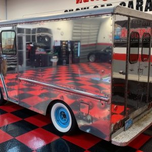 How to polish aluminum airstream b24 tanker truck Mike Phillips