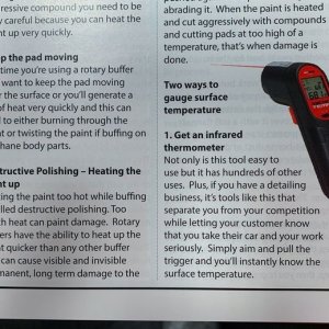 Destructive Polishing Heating the paint up Mike Phillips