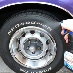 how to machine scrub tires with FLEX mike phillips autogeek