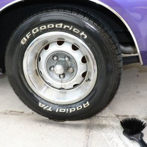 how to machine scrub tires with FLEX mike phillips autogeek