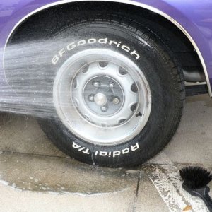 how to machine scrub tires with FLEX mike phillips autogeek