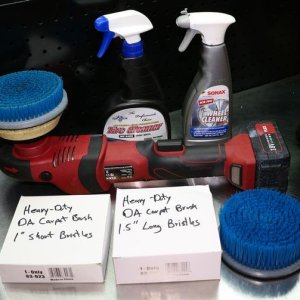 how to machine scrub tires with FLEX mike phillips autogeek