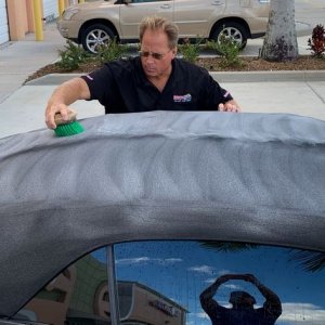 How To apply RaggTopp Canvas Top Protectant Mike Phillips