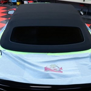 The correct way to apply RaggTopp Canvas Top Protectant to a canvas convert