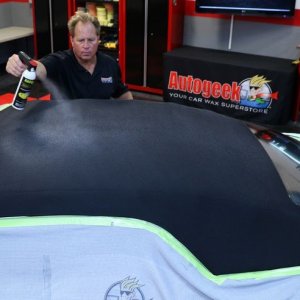 The correct way to apply RaggTopp Canvas Top Protectant to a canvas convert