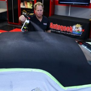 The correct way to apply RaggTopp Canvas Top Protectant to a canvas convert