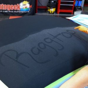 The correct way to apply RaggTopp Canvas Top Protectant to a canvas convert