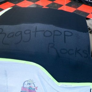 The correct way to apply RaggTopp Canvas Top Protectant to a canvas convert