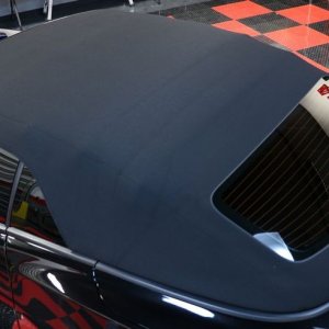 The correct way to apply RaggTopp Canvas Top Protectant to a canvas convert