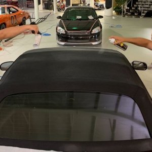 Clean Canvas Convertible Top RaggTopp Mike Phillips
