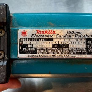 My first rotary buffer Makita 9207SPC Mike Phillips
