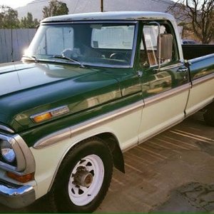 Restore single stage paint 1970 Ford Ranger Truck Mike Phillips