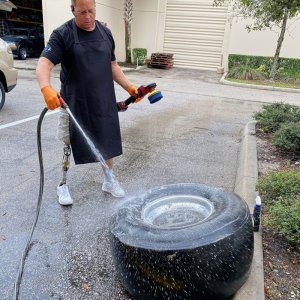 Ceramic Tire Coating Dressing Machine Scrubbing FLEX Mike Phillips