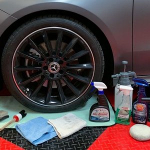 How to wash wheels and tires INSIDE without a water hose by Mike Phillips