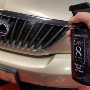Review Waterless Wash and Protect Pinnacle Black Label