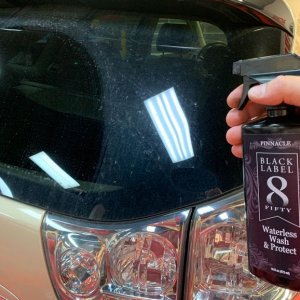 Review Waterless Wash and Protect Pinnacle Black Label