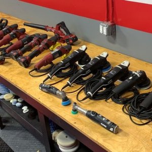 MEGA CAR DETAILING TOOLS BUFFERS POLISHERS MIKE PHILLIPS