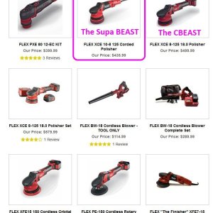 MEGA CAR DETAILING TOOLS BUFFERS POLISHERS MIKE PHILLIPS