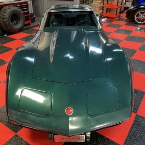 1976 Corvette Orignal Single Stage Paint - Paint Correction and Waxing