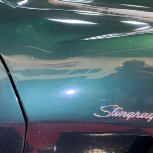 1976 Corvette Orignal Single Stage Paint - Paint Correction and Waxing
