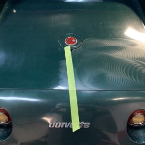 1976 Corvette Orignal Single Stage Paint - Paint Correction and Waxing