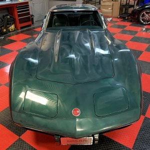 1976 Corvette Orignal Single Stage Paint - Paint Correction and Waxing