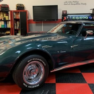 1976 Corvette Orignal Single Stage Paint - Paint Correction and Waxing