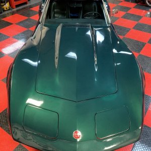 1976 Corvette Orignal Single Stage Paint - Paint Correction and Waxing