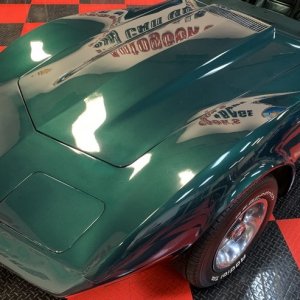 1976 Corvette Orignal Single Stage Paint - Paint Correction and Waxing