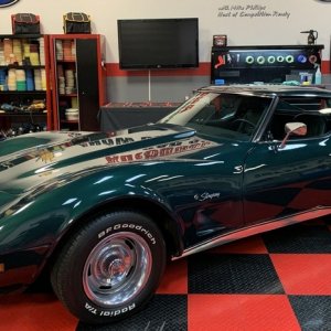 1976 Corvette Orignal Single Stage Paint - Paint Correction and Waxing