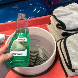 SONAX Glass Cleaner as a Prep Wash