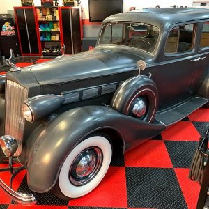 The Number #7 Rub Down Technique Original Single Stage 1938 Packard