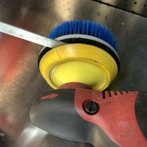 Machine Scrubbing Rotary Buffer Heavy Duty DA Carpet Brush Long Bristles