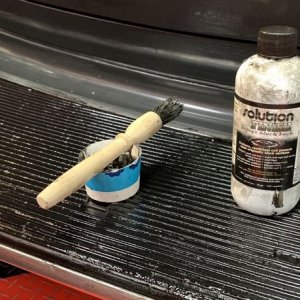 Restore vintage rubber on running boards 1937 Packard