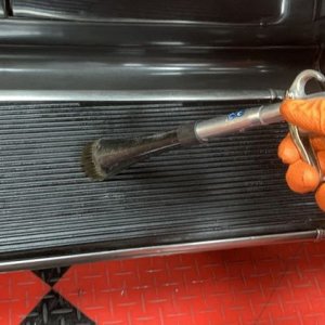 Restore vintage rubber on running boards 1937 Packard