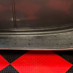 Restore vintage rubber on running boards 1937 Packard