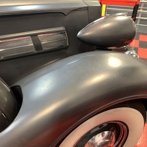 The Number #7 Rub Down Technique Original Single Stage 1937 Packard