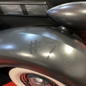 The Number #7 Rub Down Technique Original Single Stage 1937 Packard