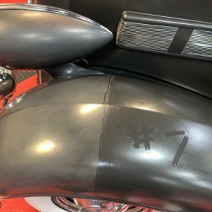 The Number #7 Rub Down Technique Original Single Stage 1937 Packard