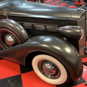The Number #7 Rub Down Technique Original Single Stage 1937 Packard