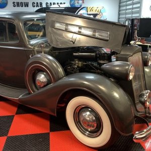 The Number #7 Rub Down Technique Original Single Stage 1937 Packard